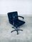 Mid-Century Modern Leather Office Chair, Italy, 1988 12