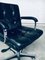 Mid-Century Modern Leather Office Chair, Italy, 1988 4