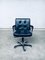 Mid-Century Modern Leather Office Chair, Italy, 1988, Image 1