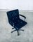 Mid-Century Modern Leather Office Chair, Italy, 1988 11
