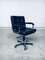 Mid-Century Modern Leather Office Chair, Italy, 1988, Image 13