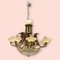 Venetian Murano Glass Tole Chandelier, 1960s 7