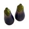 Eggplant Salt and Pepper Shakers from Popolo, Set of 2 1