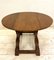 Brutalist Style Drop-Leaf Coffee or Side Table in Oak, 1950s 9