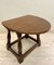 Brutalist Style Drop-Leaf Coffee or Side Table in Oak, 1950s 3