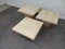 Travetine Nesting Tables from Roche Bobois, 1980s, Set of 3 18