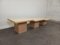 Travetine Nesting Tables from Roche Bobois, 1980s, Set of 3 13