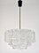 Mid-Century Modern Ice Glass Chandelier, 1960s, Image 8