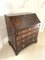 Antique George I Quality Figured Walnut Herringbone Inlaid Bureau, 1730s, Image 2