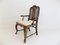 Neo-Bbaroque Wooden Armchair with Viennese Weave 2