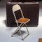 Oda Folding Chairs in Metal & Plywood by Friso Kramer, 1930s, Set of 5, Image 6