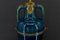 Jarrón-lámpara modernista de cerámica azul atribuido a Paul Milet, Francia, década de 1900, Imagen 13