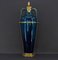 Art Nouveau Blue Ceramic Vase-Lamp attributed to Paul Milet, France, 1900s, Image 5