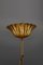 Lámpara colgante de oro con espigas de trigo, años 60, Imagen 12