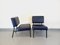 Modernistische Vintage Stühle aus Skai & Metall, 1960er, 2er Set 1