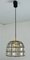 Lampe à Suspension Vintage en Verre de Glashütte Limburg 1