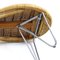 Banco con forma de cacahuete pelado de ratán de madera y acero inoxidable de Ikea, Imagen 10
