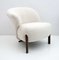 Postmodern Italian Bouclè Lounge Chair, 1980s, Image 2