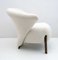 Postmodern Italian Bouclè Lounge Chair, 1980s 5