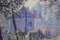 Frederick O'Neill Gallagher, Giardino all'alba con bambini, Olio su tela, Inizio XX secolo, Con cornice, Immagine 7