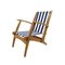 Mid-Century Modern Gracias Lacquered Wooden Folding Deck Chairs, Set of 2 4