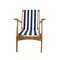 Mid-Century Modern Gracias Lacquered Wooden Folding Deck Chairs, Set of 2 3