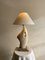Abstract Plaster Table Lamp Sculpture, 1980s 4