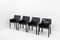 Cab 413 Chairs by Mario Bellini for Cassina, 1980s, Set of 4 3