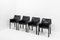 Cab 413 Chairs by Mario Bellini for Cassina, 1980s, Set of 4, Image 3