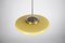 Lámpara colgante Bauhaus de vidrio opalino, años 30, Imagen 3