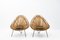 Lounge Chairs in Rattan by Janine Abraham & Dirk Jan Rol, France, 1950s, Set of 2, Image 3
