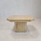 Italian Coffee Table in Travertine, 1980s, Image 6