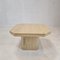 Italian Coffee Table in Travertine, 1980s 4