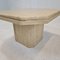 Italian Coffee Table in Travertine, 1980s 12