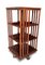 Revolving Two Tier Bookcase with Slatted Sections on Revolving Base, 1900s 3
