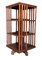 Revolving Two Tier Bookcase with Slatted Sections on Revolving Base, 1900s 1