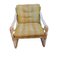 Vintage Spanish Imitation Bamboo Armchair with Footstool from Kettal Barcelona, Set of 2 8