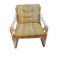 Vintage Spanish Imitation Bamboo Armchair with Footstool from Kettal Barcelona, Set of 2, Image 8