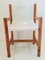 Vintage Italian Chair in Pine & Moulded Plastic, 1980s 3