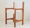 Italienischer Vintage Stuhl aus Kiefernholz & geformtem Kunststoff, 1980er 1