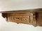 Antique Art Nouveau Wall Shelf in Carved Hard Wood, 1900s 7