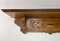 Antique Art Nouveau Wall Shelf in Carved Hard Wood, 1900s 13