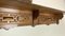 Antique Art Nouveau Wall Shelf in Carved Hard Wood, 1900s, Image 3