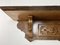 Antique Art Nouveau Wall Shelf in Carved Hard Wood, 1900s 9