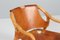 Danish Modern Manilla Lounge Chair in Bamboo, Rattan & Saddle Leather, 1960s, Image 3