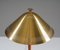 Lampade da tavolo Mid-Century in ottone e teak attribuite a Falkenbergs, Scandinavia, anni '50, set di 2, Immagine 4