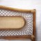 Cabecera de cama doble Mid-Century vintage de bambú y ratán, años 60, Imagen 5
