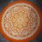 Tapis Rond Réversible Vintage Orange, 1970s 4