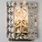 Crystal Glass & Brass Wall Sconces attributed to Kinkeldey, 1970s 11