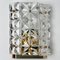 Crystal Glass & Brass Wall Sconces attributed to Kinkeldey, 1970s 8